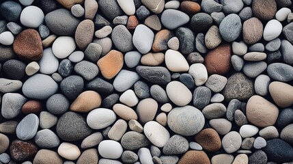 Fototapeta na wymiar background of pebble stones