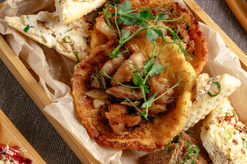 food from the restaurant for the menu