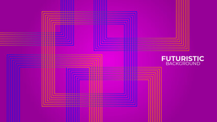 Futuristic abstract background. Glowing pink lines design. Modern shiny Pink geometric lines pattern. Future technology concept. Suit for poster, banner, cover