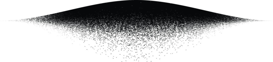 Sprayed black line .Graffiti art design . Noise dispersion shadow . Spray effect .Grunge, grainy, gritty texture . Distressed element .vector . Line with shadow effect