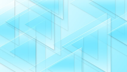 Abstract blue triangles background
