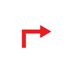 red arrow icon vector	
