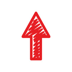 red arrow icon vector	
