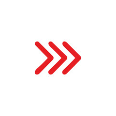 red arrow icon vector	
