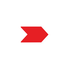 red arrow icon vector	
