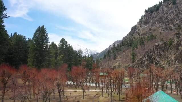 Betaab Valley 002 Clip Pahalgam Kashmir Arial View Heven Of Earth Video Mavic 2 Pro Drone Video