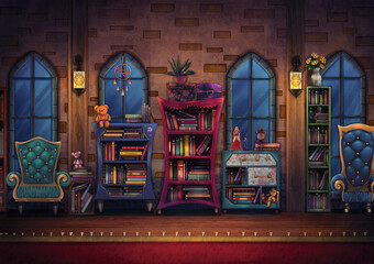 reading book