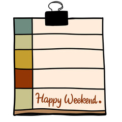 cute sticky note sticker