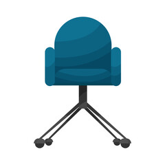 Office furniture element chair. Vector Illustration EPS10