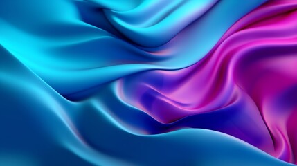 Obraz premium wallpaper abstrack organic liquid ilustration blue pink