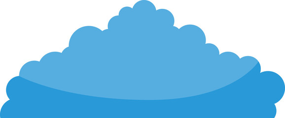 Blue Cloud Illustration
