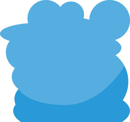 Blue Cloud Illustration
