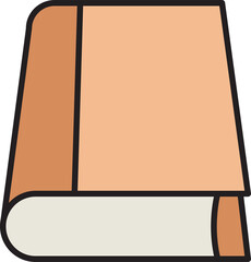 Book Icon Illustration
