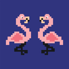 flamingo pixel
