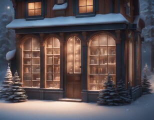 A wonderful shop in winter