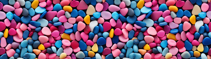 Fototapeta na wymiar background made of colorful stones