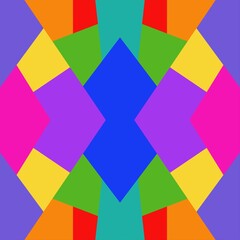 Abstract background with colorful geometric shapes. Vector illustration