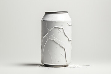 Product mockup liquid can logo drink