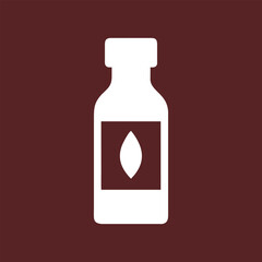 Vector medicine medicine healing in a bottle icon vector template