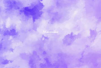Abstract watercolor background, Purple watercolor