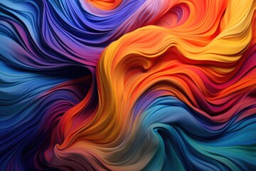 A vibrant multicolored background with a wavy design. Suitable for various design projects and presentations