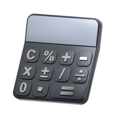 3d icon Calculator, 3d illustration, 3d element, 3d rendering.