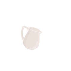 porcelain creamer	
