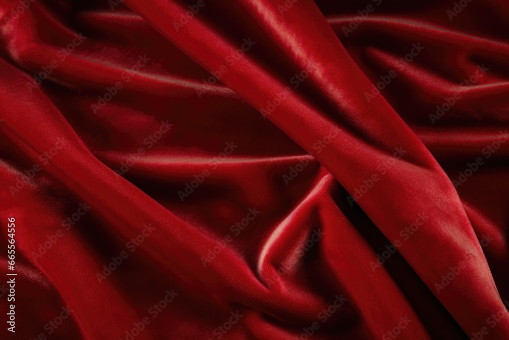 Poster a close up view of a red cloth. this picture can be used for various purposes.