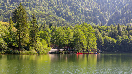 Borcka Karagol ( Black Lake ) in Artvin Province of Turkey