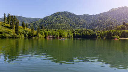 Borcka Karagol ( Black Lake ) in Artvin Province of Turkey
