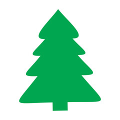 green christmas tree