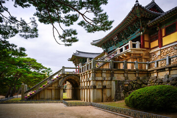 Bulguksa Buddhist Temple in Gyeongju City, South Korea