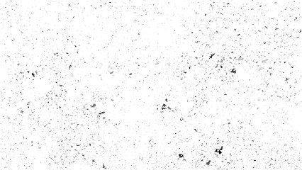 Black grainy texture isolated on white background. Dust overlay. Dark noise granules. Vector design elements, illustration,