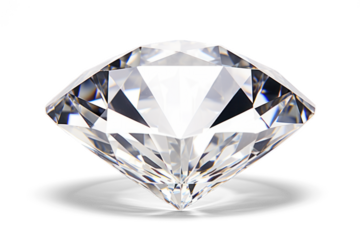 diamond, png file of isolated with shadow on transparent background