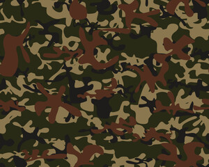 Camouflage Seamless Vector. Seamless Paint. Digital Khaki Camouflage. Brown Camo Paint. Fabric Military Camoflage. Woodland Army Splash. Repeat Beige Texture. Beige Hunter Pattern. Tree Grey Grunge.