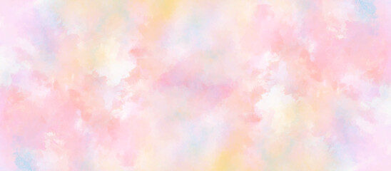 abstract watercolor background .watercolor background with pink and yellow color. Fantasy light red, pink shades watercolor background. subtle watercolor pink yellow gradient illustration.