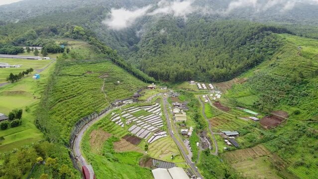 The Beautiful Valley in Indonesia is Lembah Indah Malang which is on the slopes of Mount Kawi