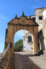 Fototapeta na wymiar Arch of Felipe V, Ronda, Andalusia, Spain