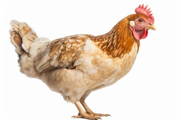 image of chicken with no background. Generative AI