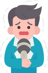 Fototapeta premium glossophobia icon