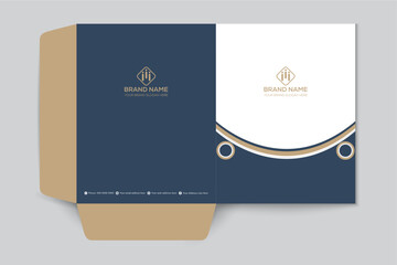 The professional presentation folder template