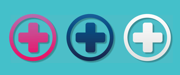 health icon health concept icon design on blue background