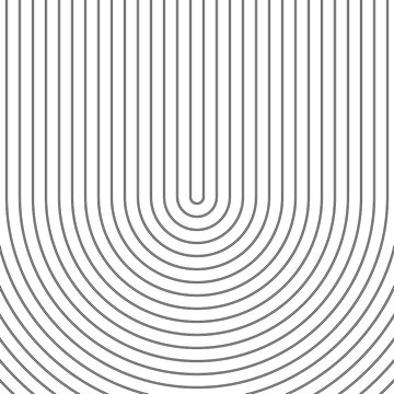 Black circular lines on white background. Striped wallpaper. Surface pattern design with symmetrical linear ornament. Stripes motif. Digital paper with curves for page fills, designing, textile print.