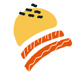 Naive playful abstract shapes backgrounds. Brutal contemporary figure circle oval wave patterns. Geometric posters in trendy retro brutalist style. Swiss design