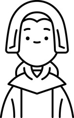 Obraz premium cleric icon