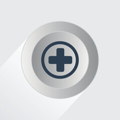 Obraz premium Medicine icon health sign