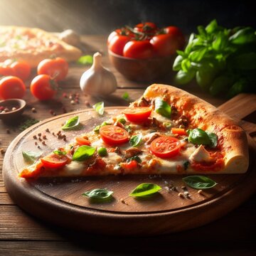 Pizza with tuna, pepperoni and vegetables
بيزا بالتونة و البيبروني و الخضار