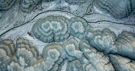 Clay Hills View in Nallihan. They Are Hills Created By The Wear Of Clay Layers With Different Resistance. Nallihan is a district of Ankara Province.