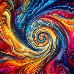 Dynamic Fluidity Abstract Background
