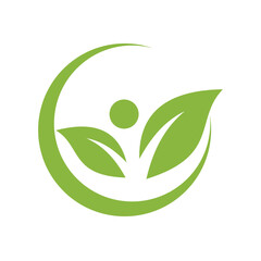 herbs nature logo icon
